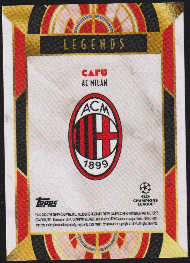 Topps Legends 2023-24 Cafu AC Milan Champions League Parallel Rare – Bild 2