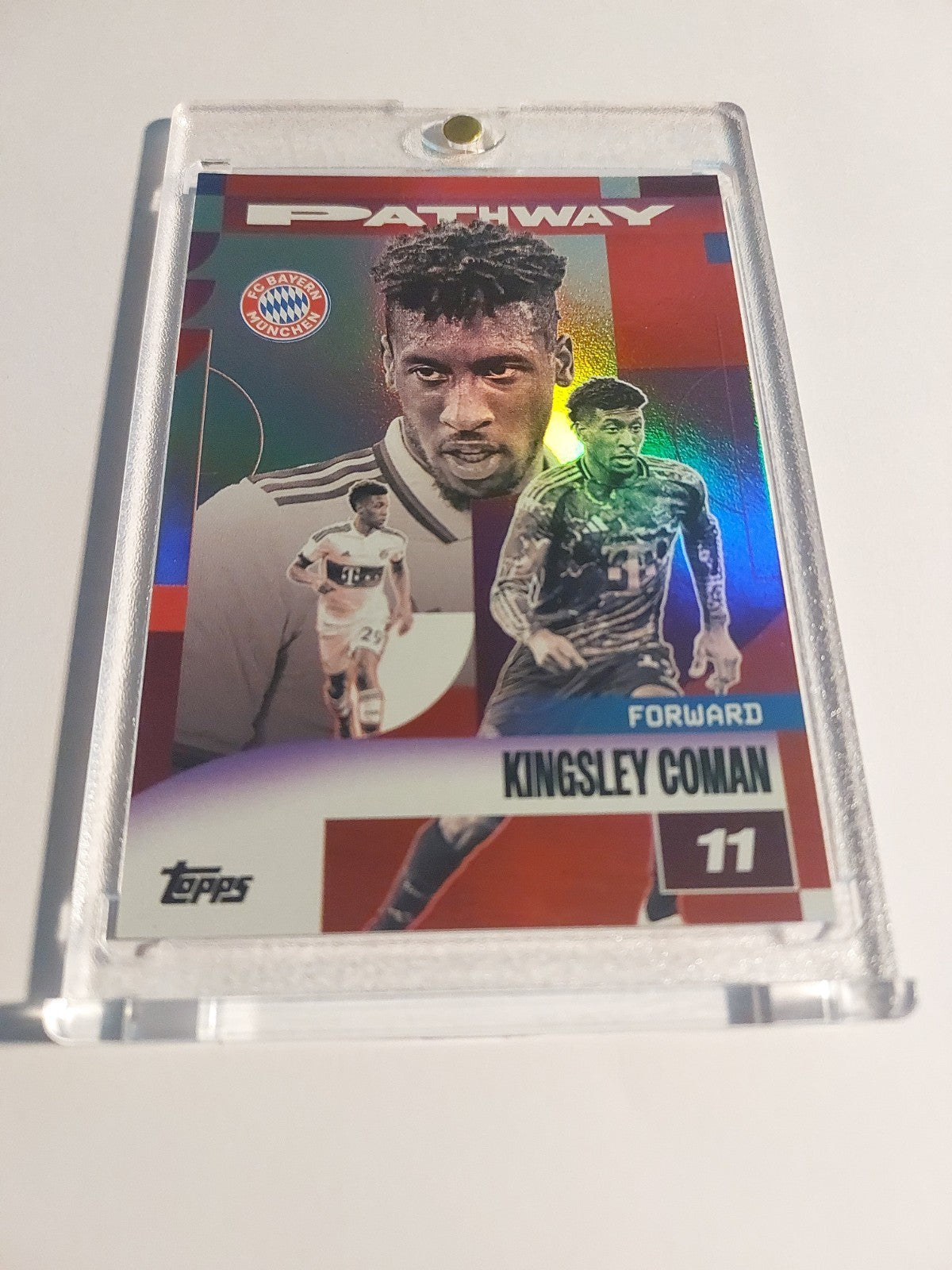 Topps Bayern München 2025-26 Kingsley Coman Case Hit Parallel Refractor Ebay 1/1 – Bild 2