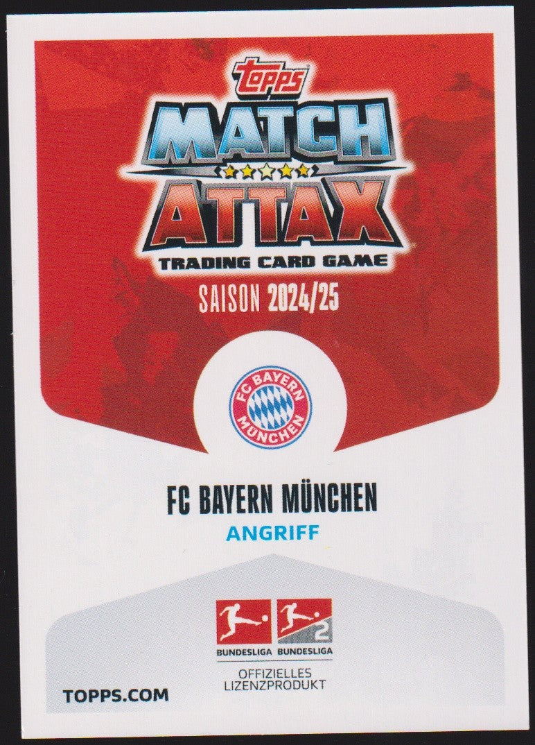 Topps Match Attax 2024-25 Michael Olise FC Bayern München Bundesliga Parallel – Bild 2