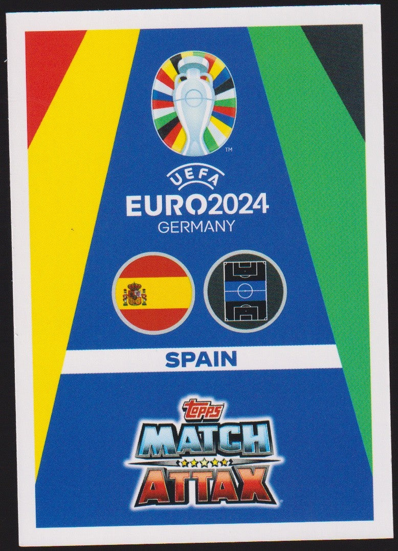 Topps Match Attax 2023-24 Pedri Spanien Parallel Rare – Bild 2