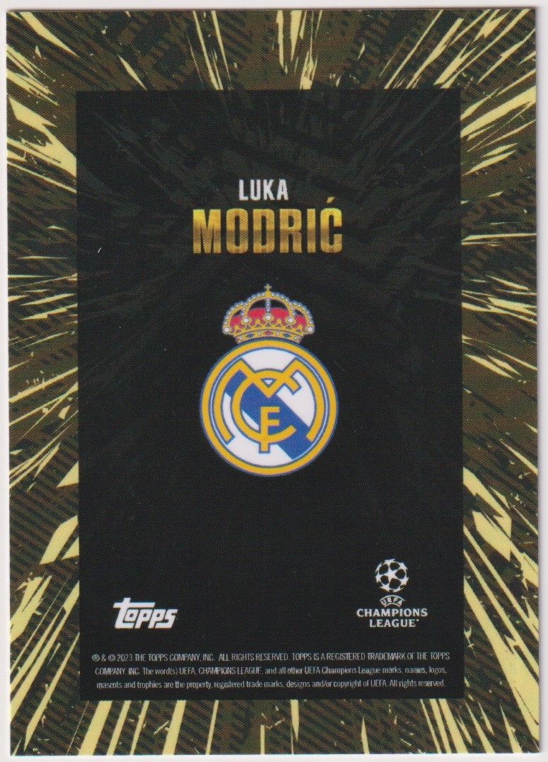 Topps X Whip Luka Modrić Real Madrid Champions League Parallel Rare – Bild 2
