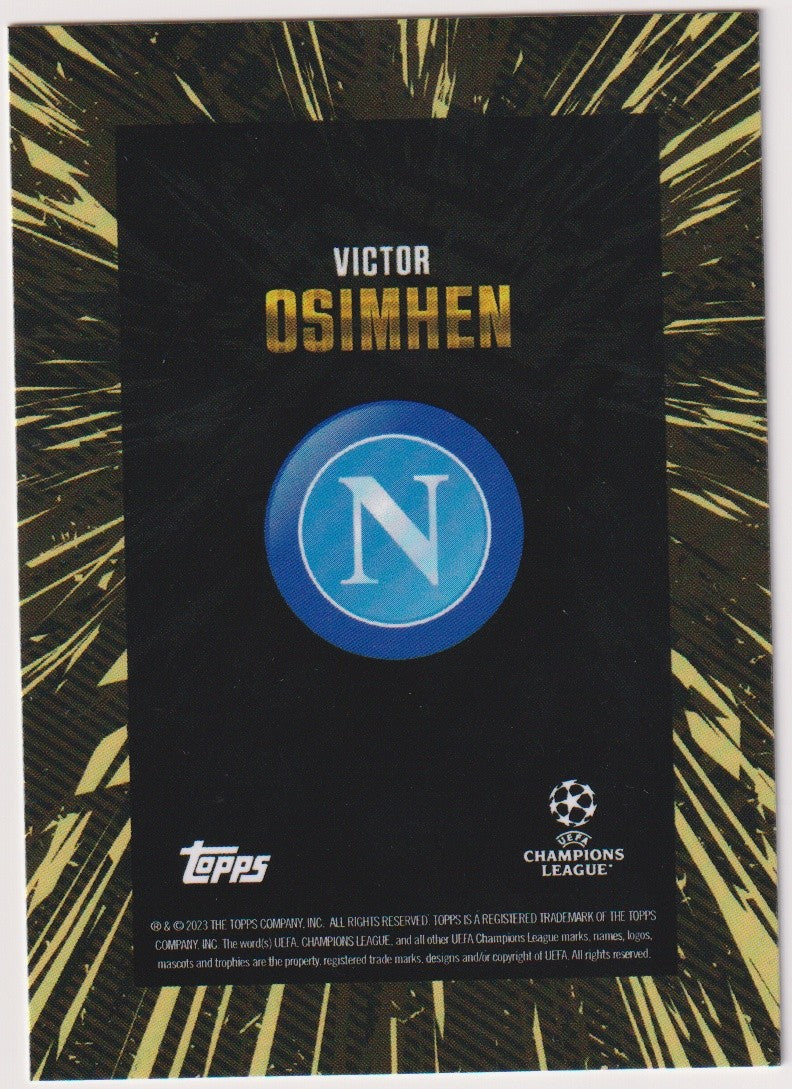 Topps Champions League 2022-23 Victor Osimhen Napoli Parallel Rare – Bild 2