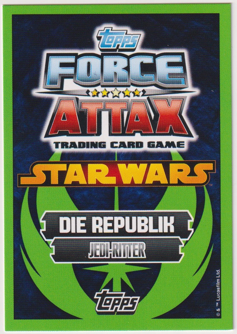 Topps Star Wars 2010 Shaak Ti Jedi-Ritter TCG Rare #76 – Bild 2
