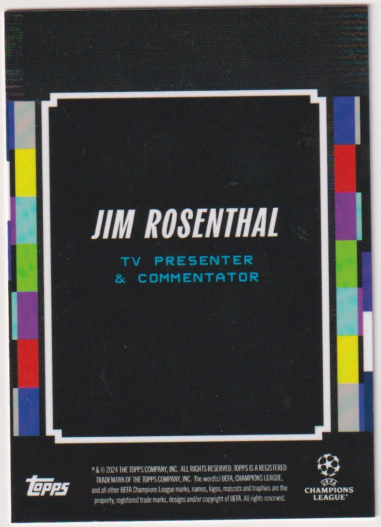 Topps Planet Football 2023-24 Jim Rosenthal Champions League Parallel Rare – Bild 2