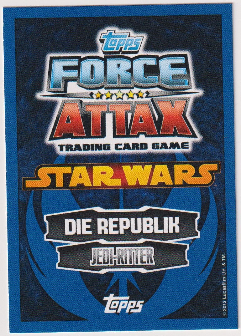 Topps Star Wars 2013 Mace Windu Republik Die Jedi-Ritter TCG Rare – Bild 2