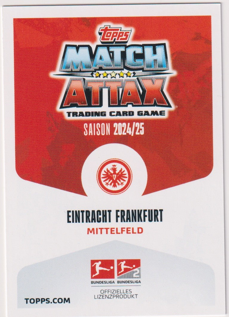 Topps Match Attax 2024-25 Mario Götze Eintracht Frankfurt Bundesliga – Bild 2