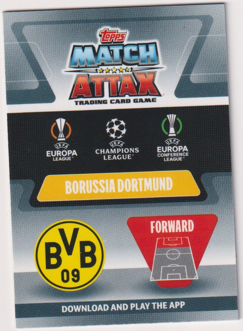 Topps Match Attax 2021-22 Marco Reus Borussia Dortmund Parallel Rare – Bild 2