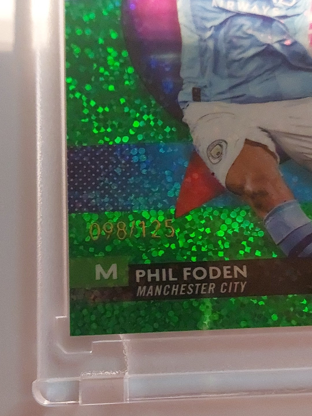 Topps Finest 2023-24 Phil Foden Manchester City Parallel 98/125 Refractor Rare – Bild 2