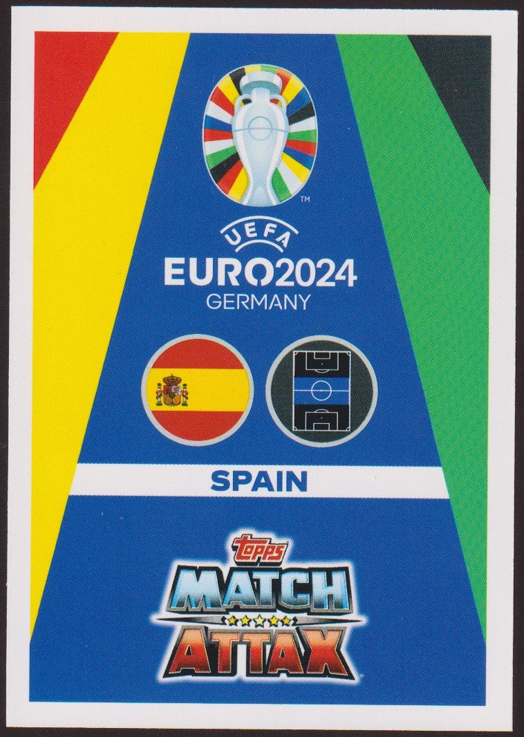 Topps Match Attax 2023-24 Pedri Spanien Parallel Rare – Bild 2