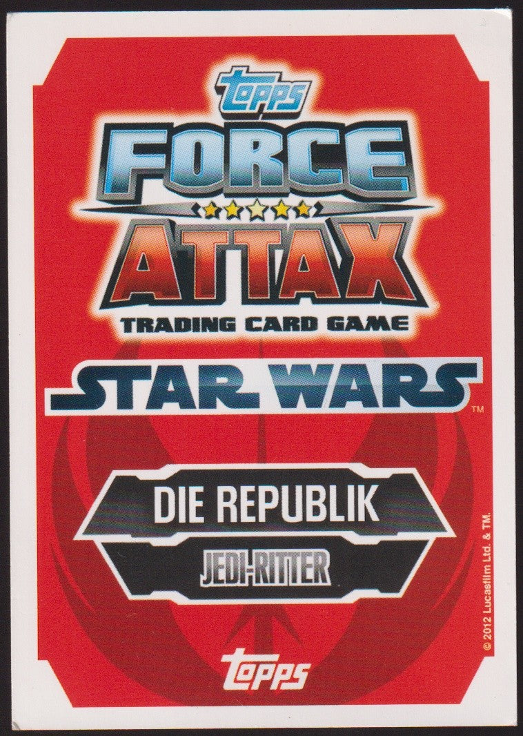 Topps Star Wars 2012 Kit Fisto Republik Jedi-Ritter TCG Rare #230 – Bild 2