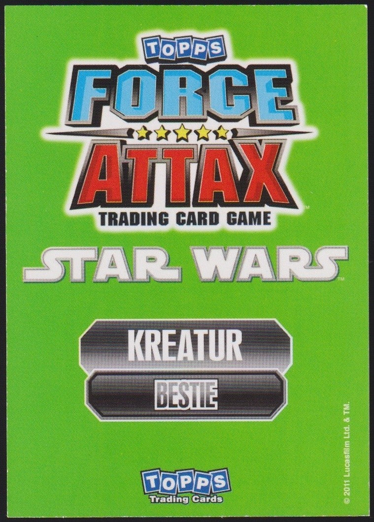 Topps Star Wars 2011 Mastiff-Phalon Bestie / Monster TCG Rare #156 – Bild 2
