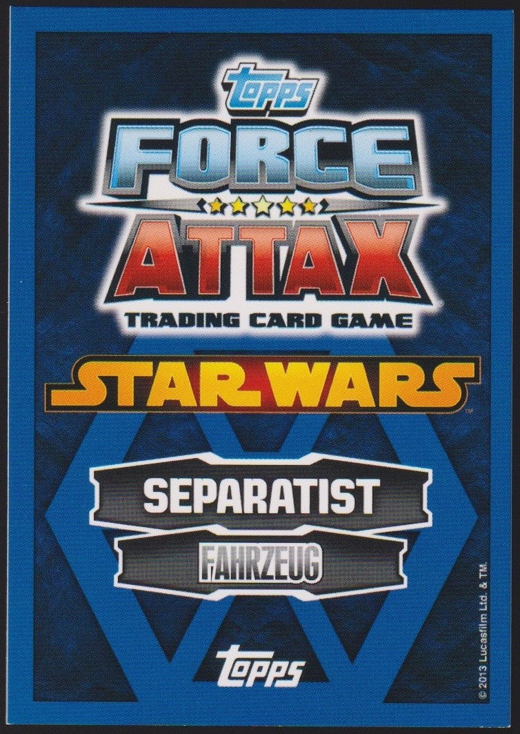 Topps Star Wars 2013 Umbaranisches Schwergeschütz Separatisten TCG Rare #138 – Bild 2