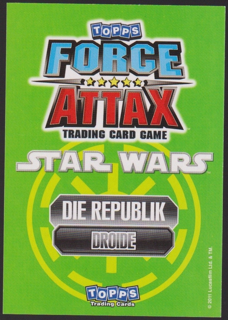 Topps Star Wars 2011 R2-D2 Droide Republik TCG Rare #R2-D2 – Bild 2