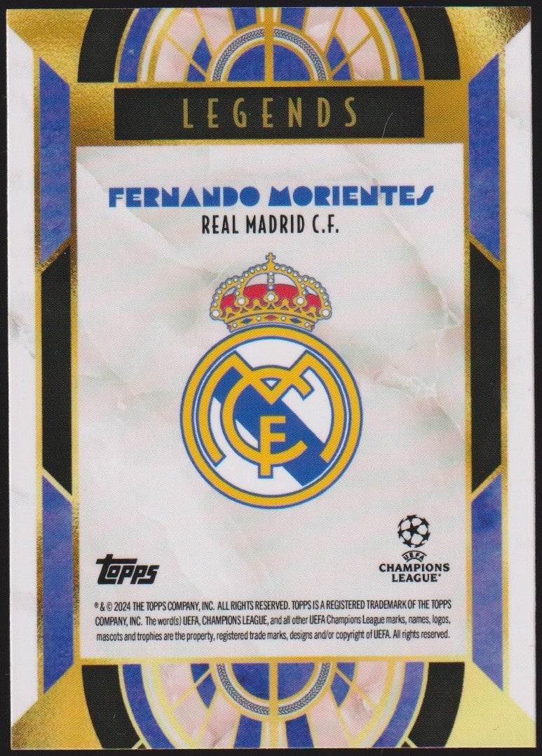 Topps 2023-24 Fernando Morientes Real Madrid C.F. Champions League Parallel – Bild 2