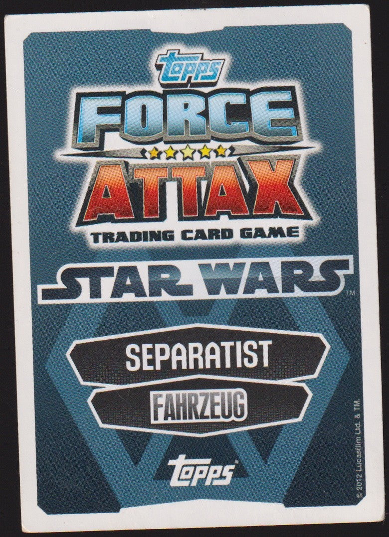 Topps Star Wars 2012 DROIDEN-KONTROLLSCHIFF Separatist TCG Rare – Bild 2