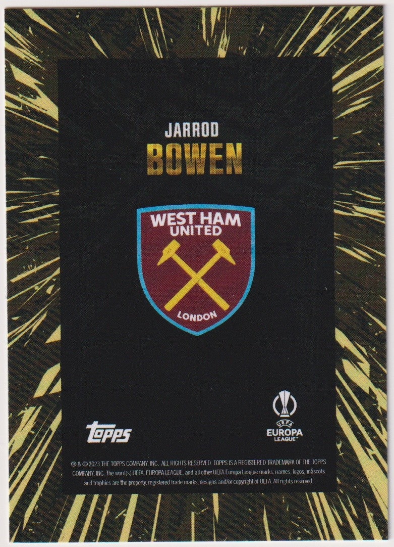 Topps X Whip Jarrod Bowen West Ham United Parallel Rare – Bild 2
