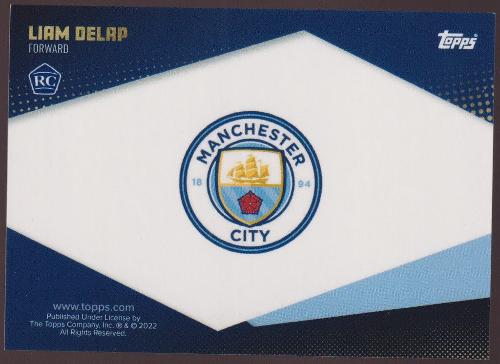 Topps 2021-22 Liam Delap Rookie Manchester City Parallel Rare – Bild 2