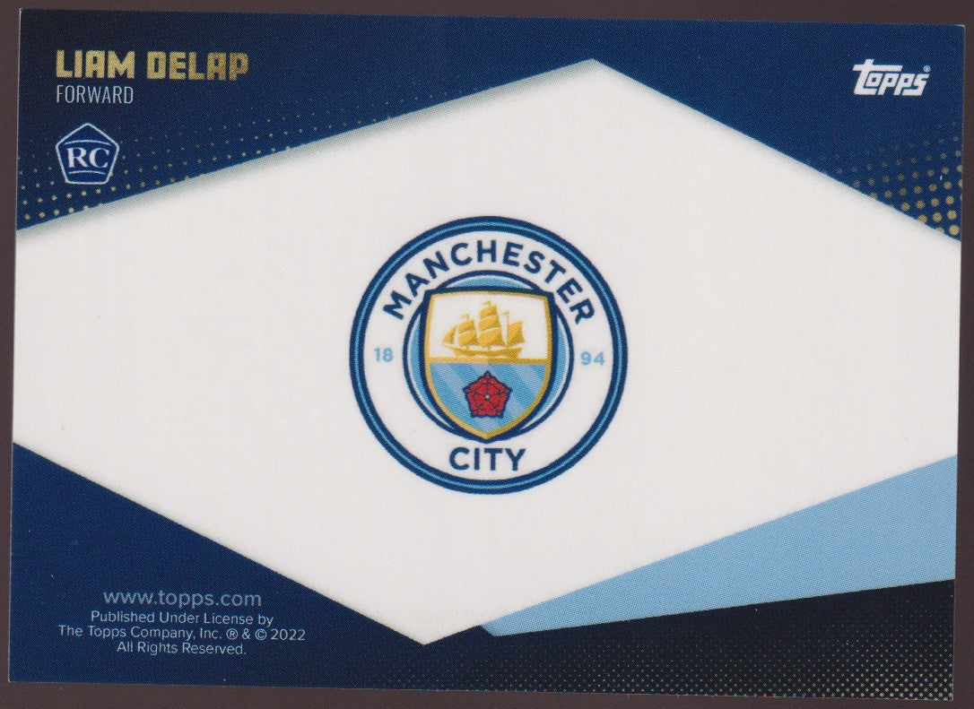 Topps 2021-22 Liam Delap Rookie Manchester City Parallel Rare – Bild 2