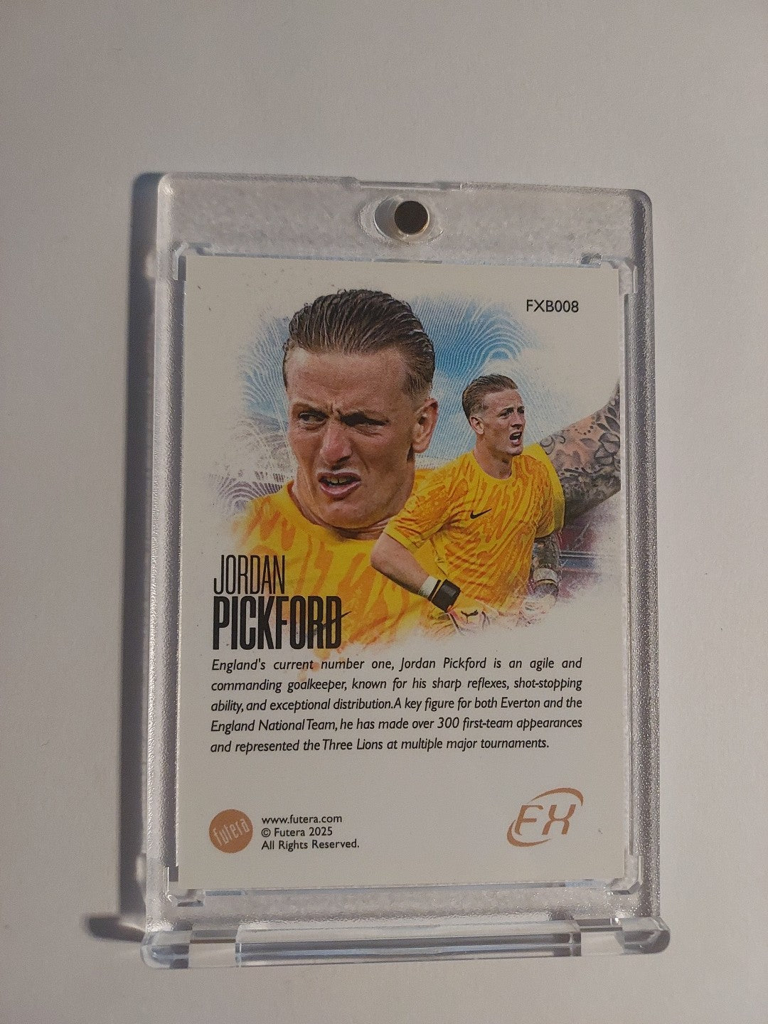 Futera Unique 2024-25 Jordan Pickford Englisch Everton Parallel Rare Hit – Bild 2