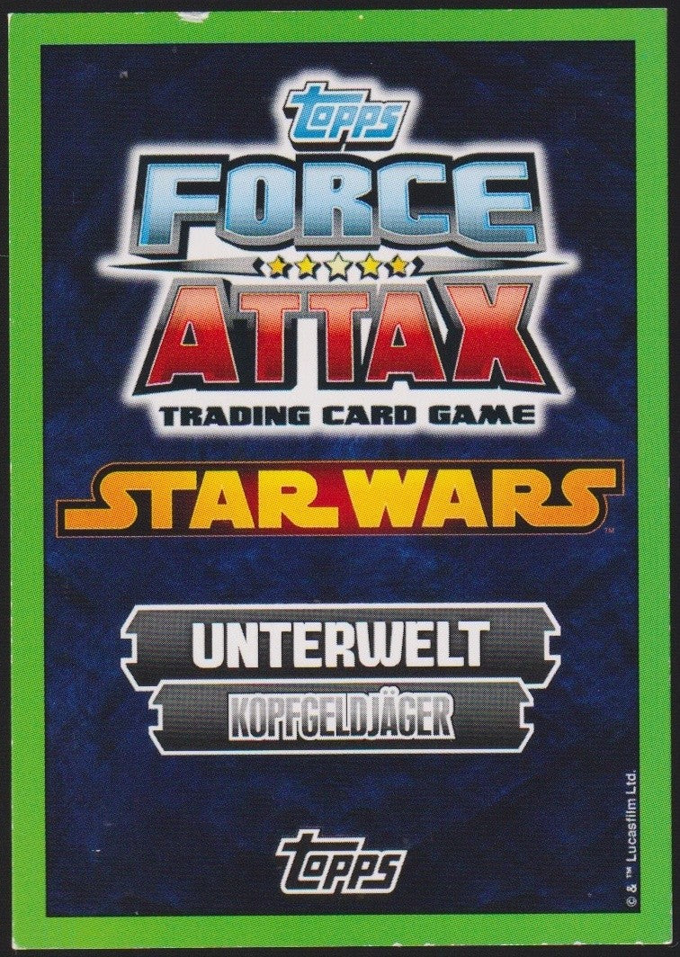 Topps Star Wars 2004 Cad Bane Unterwelt Kopfgeledjäger TCG Ultra Rare – Bild 2