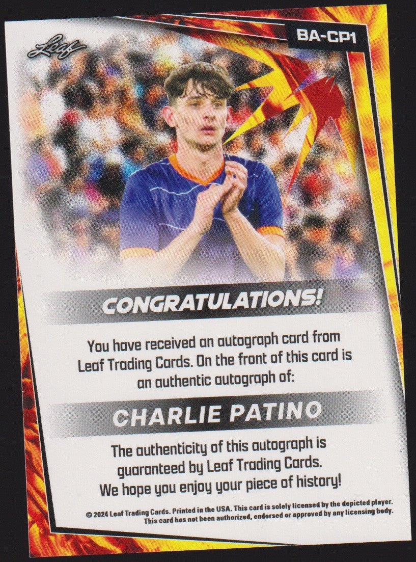 Leaf TCG 2023-24 Charlie Patino Auto Swansea City Parallel Rare – Bild 2