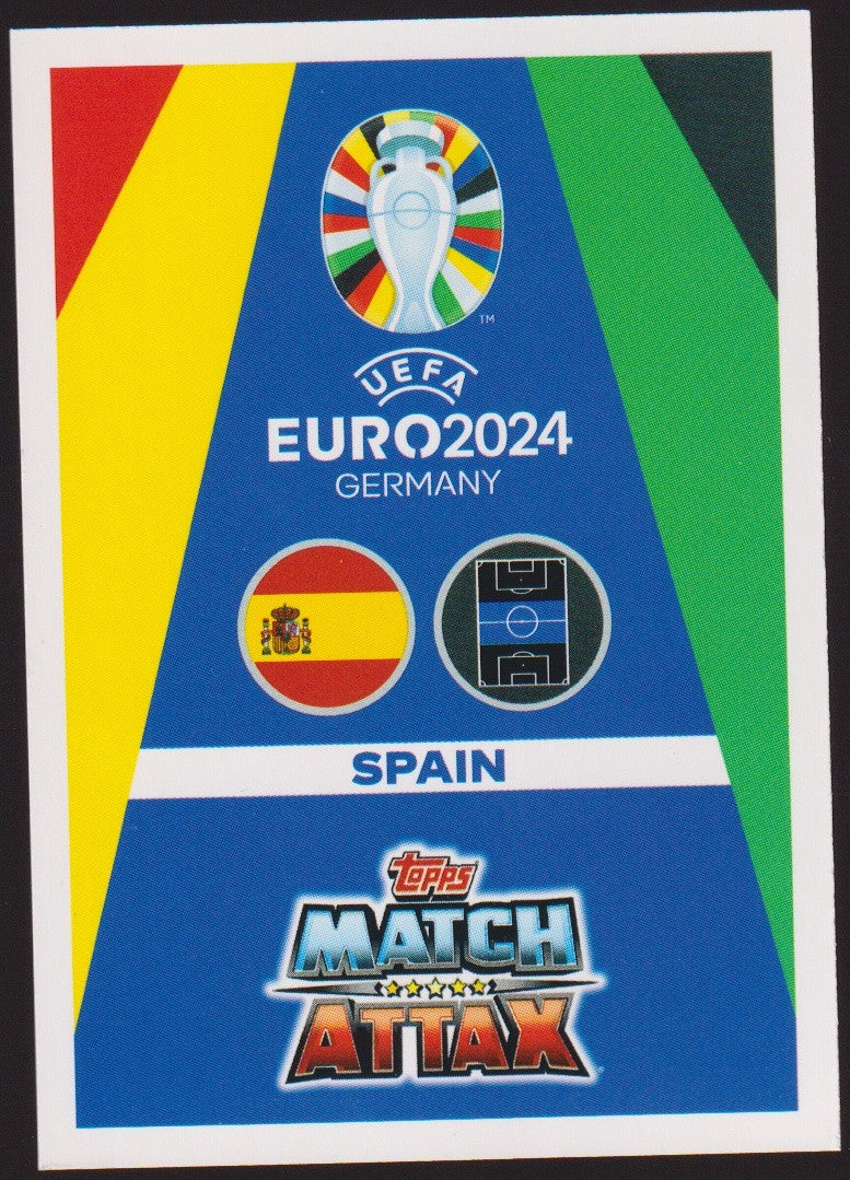 Topps Match Attax 2023-24 Pedri Spanien Parallel Rare – Bild 2