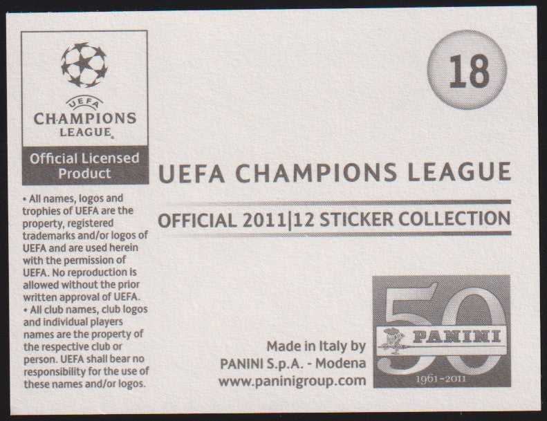 Panini UEFA Champions League 2010-11 Arjen Robben Bayern München Parallel – Bild 2