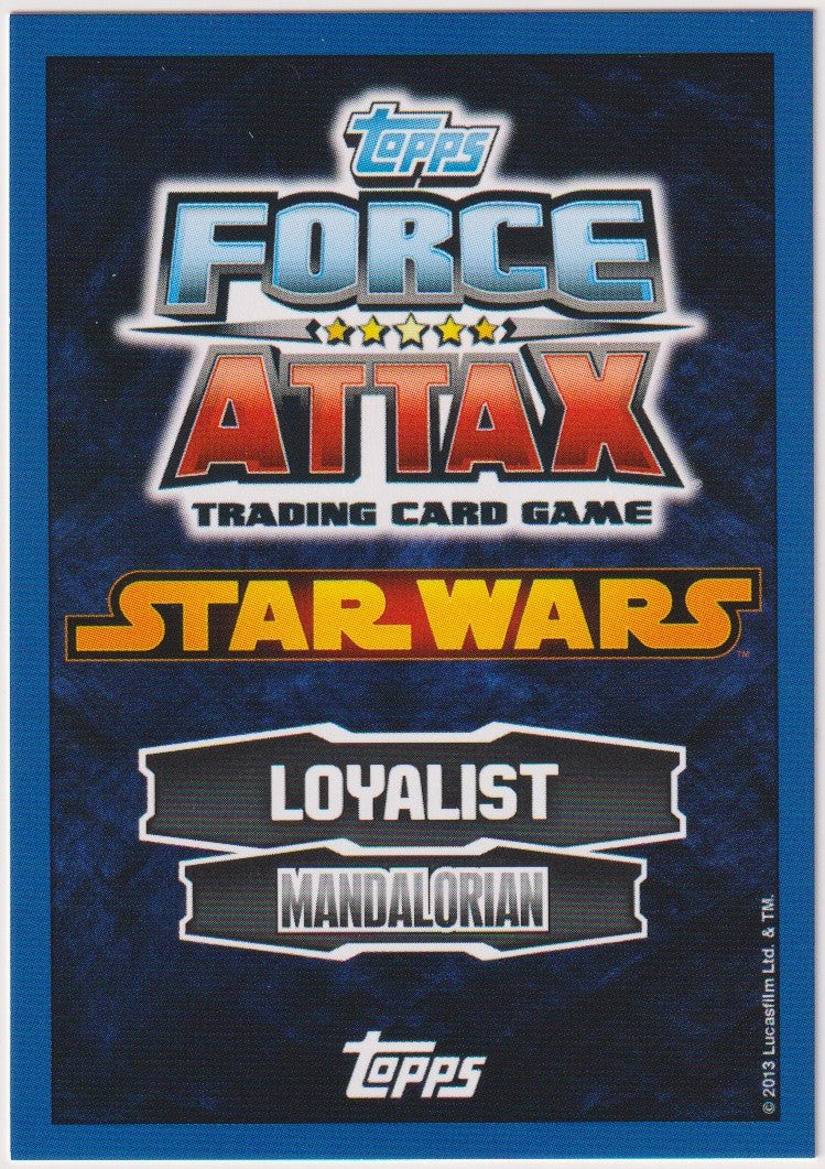 Topps Star Wars 2013 Kadettin Lagos Loyalist Mandalorian TCG Rare – Bild 2