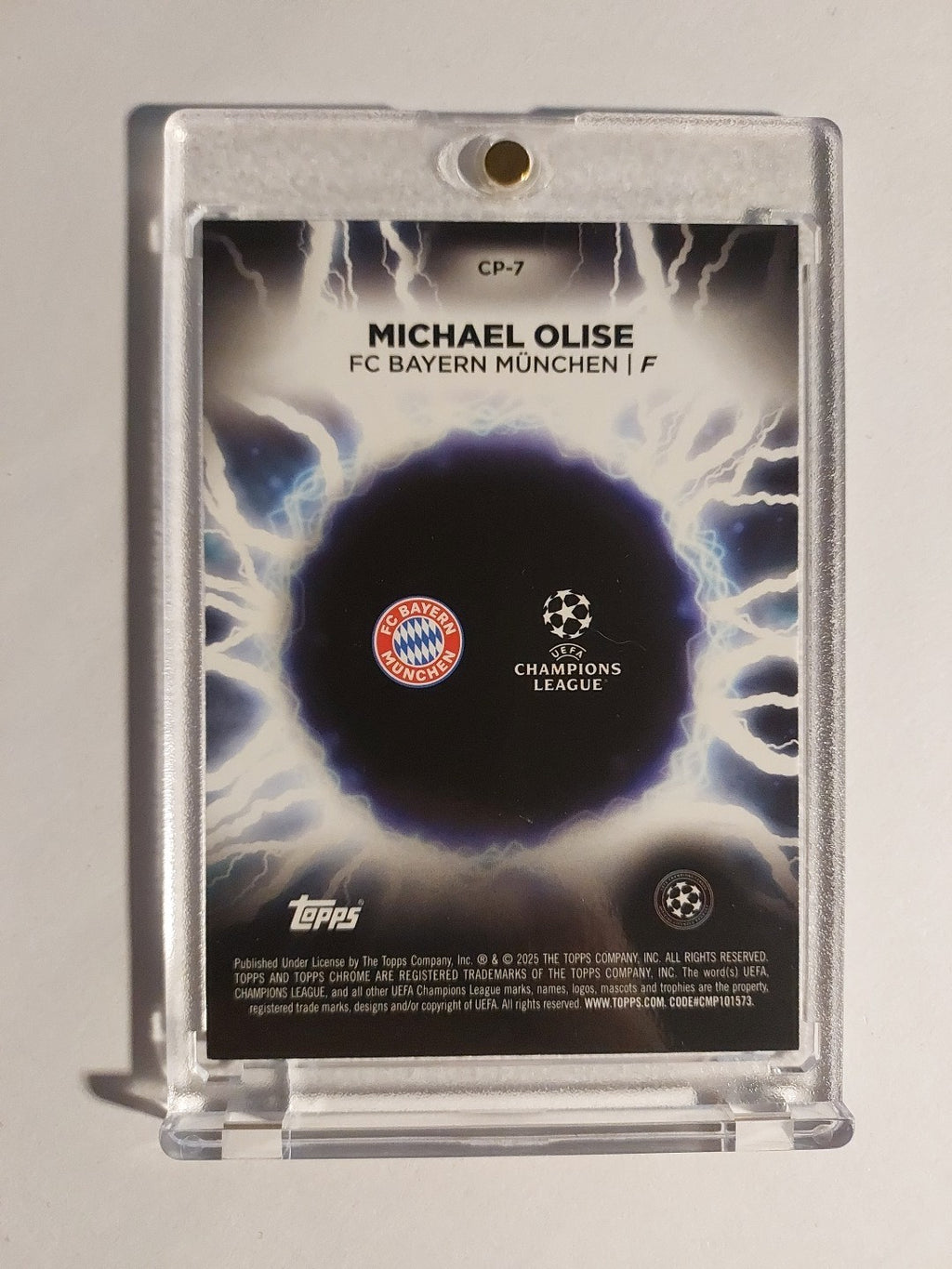 Topps UCC 2024-25 Michael Olise Bayern München Parallel Refractor Insert Rare – Bild 2