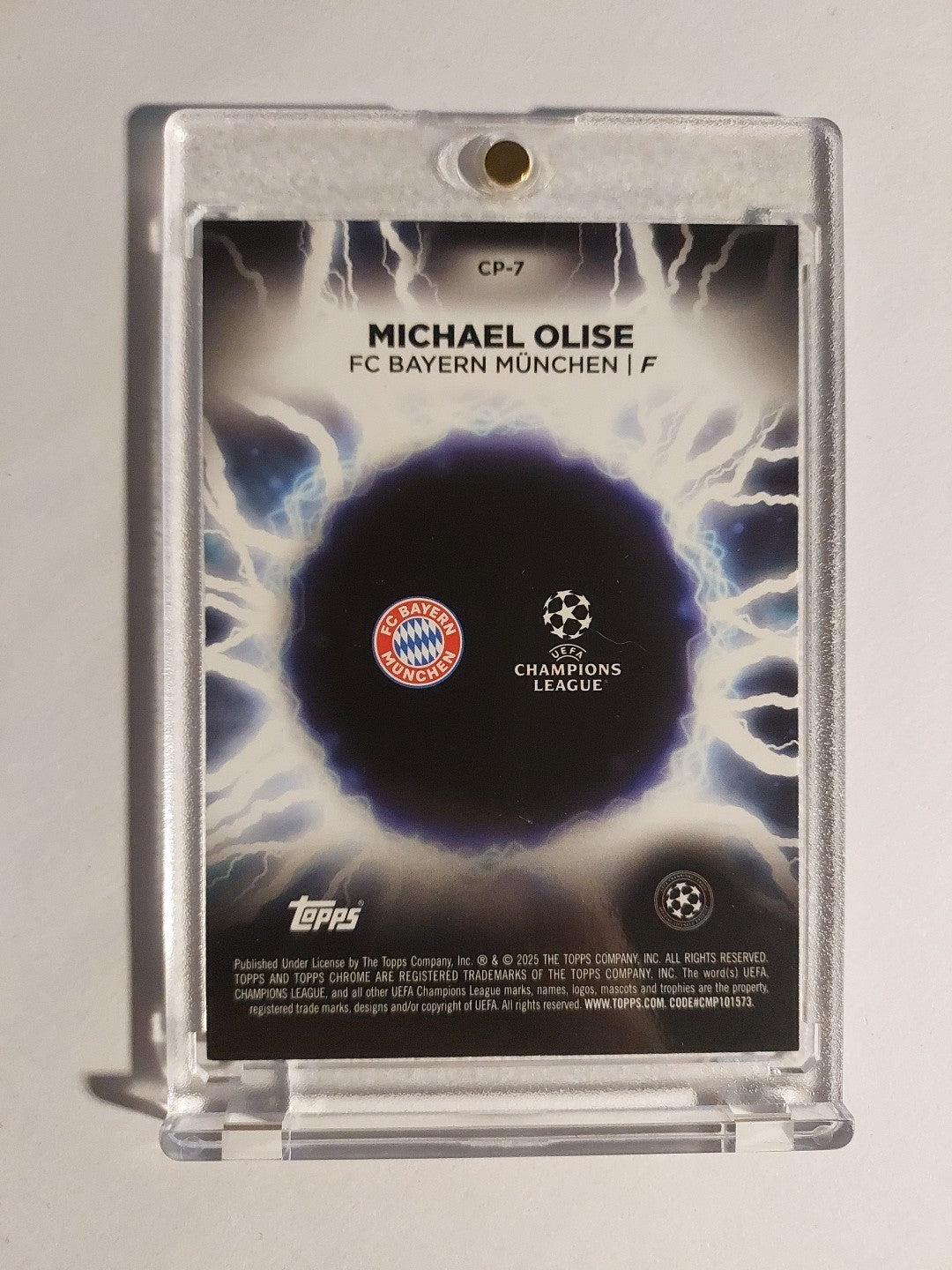 Topps UCC 2024-25 Michael Olise Bayern München Parallel Refractor Insert Rare – Bild 2