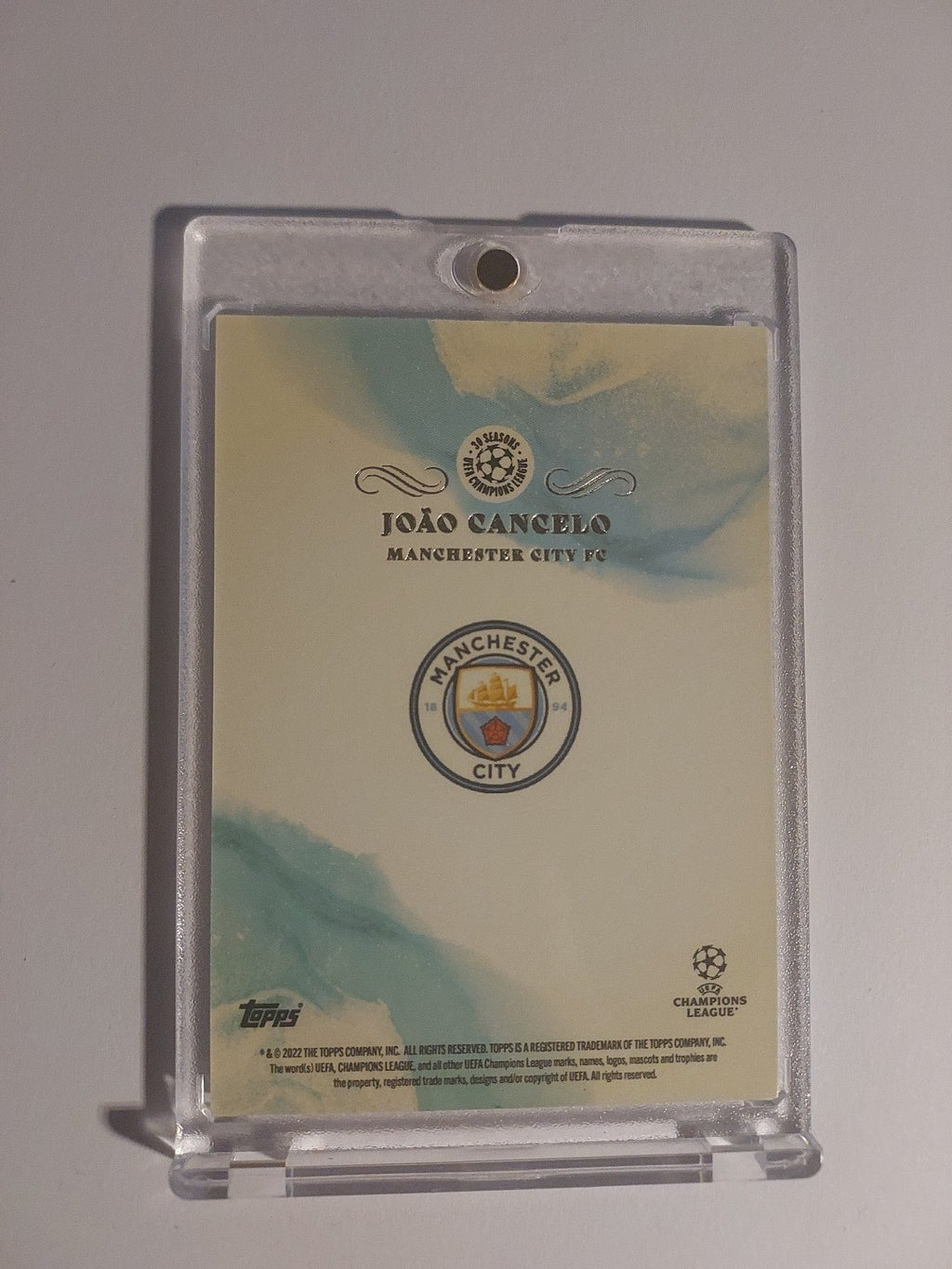 Topps Inception 2021-22 Joao Cancelo Manchester City Parallel Insert Hit – Bild 2