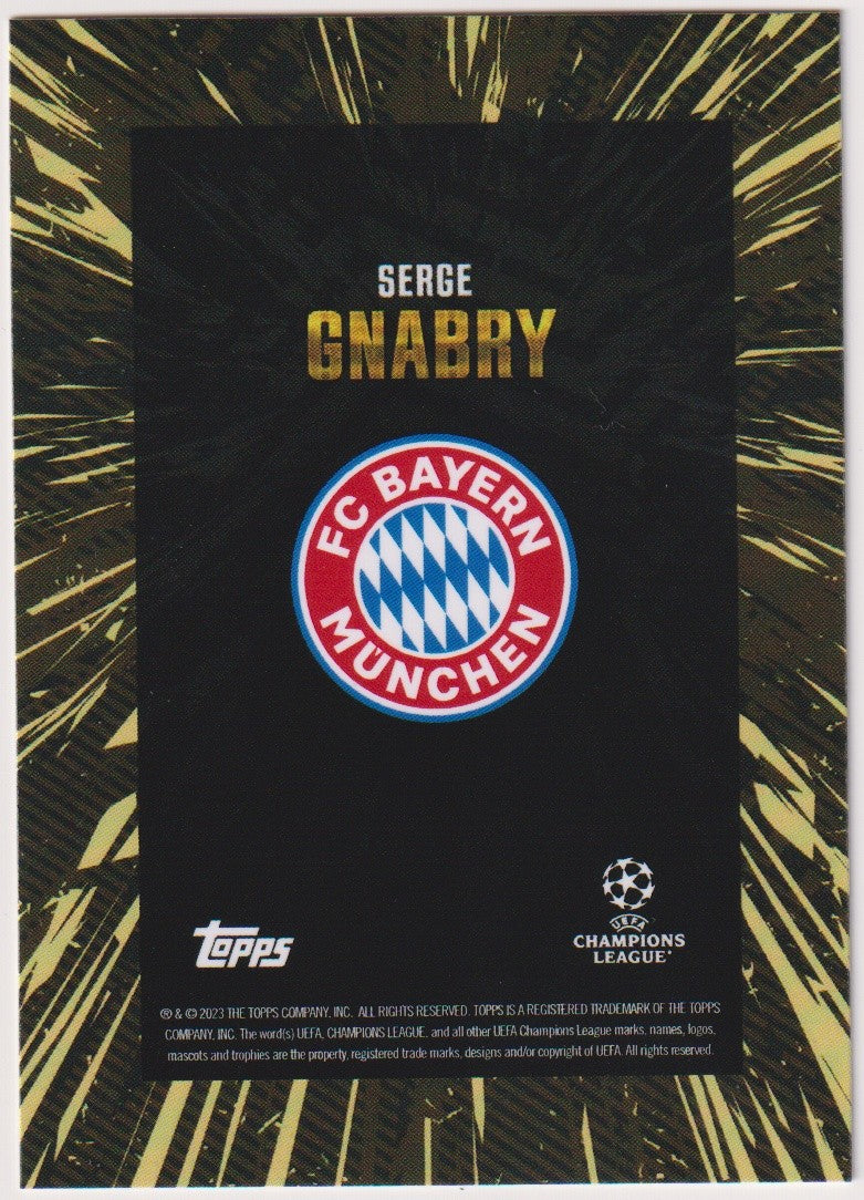 Topps Gold Collection Serge Gnabry FC Bayern München UEFA Champions League – Bild 2