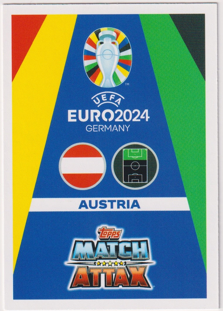 Topps Uefa Euro 2024 Marko Arnautovic Österreich Parallel Refractor – Bild 2