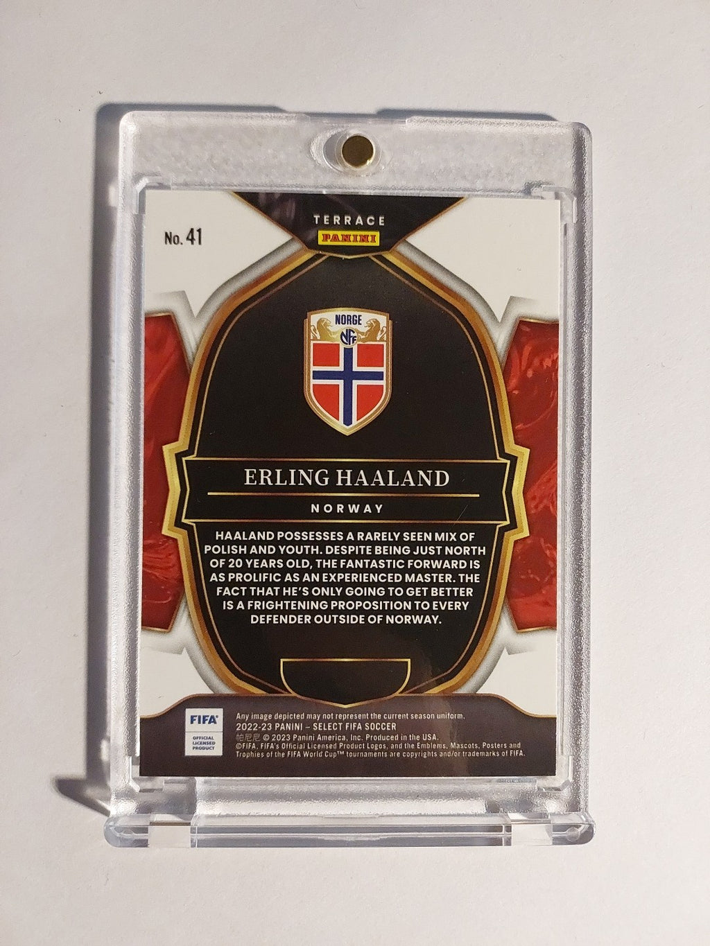 Panini Select 2022-23 Erling Haaland Norwegen Parallel Insert Ultra Rare Hit – Bild 2