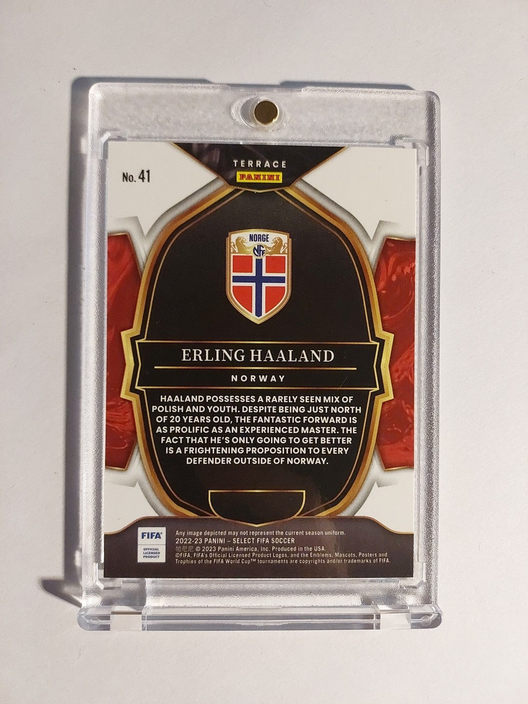 Panini Select 2022-23 Erling Haaland Norwegen Parallel Insert Ultra Rare Hit – Bild 2