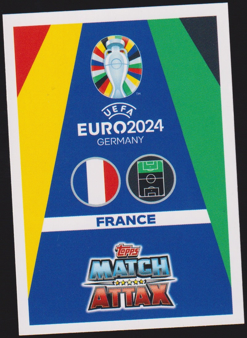 Topps Match Attax 2023-24 Ousmane Dembélé UEFA Euro 2024 Germany Parallel Rare – Bild 2