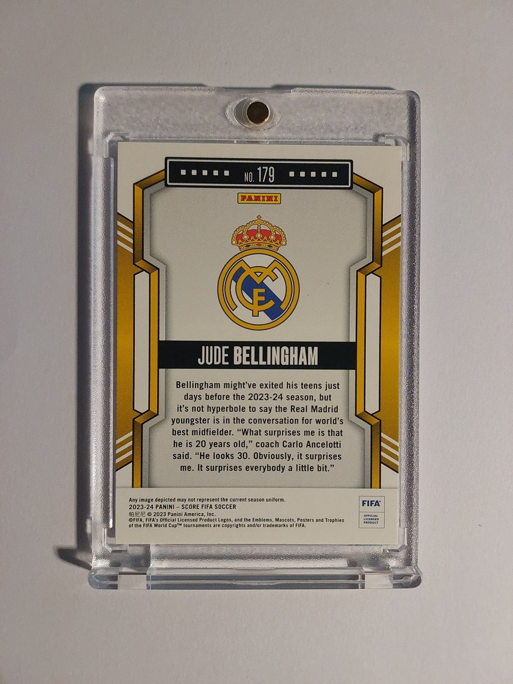 Panini Score 2023-24 Jude Bellingham Real Madrid England Parallel Ultra Rare Hit – Bild 2