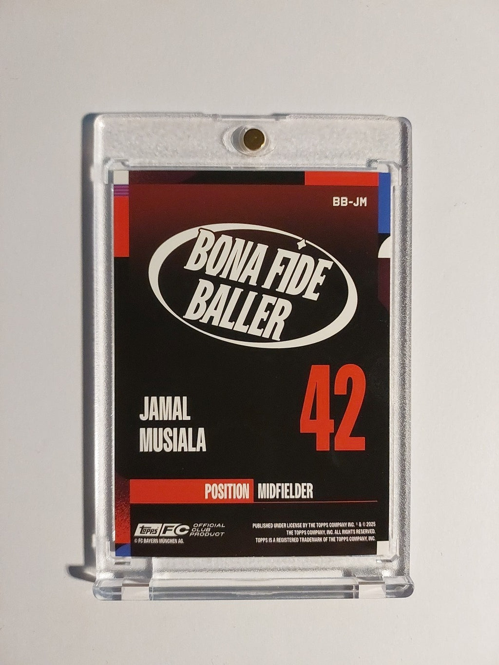 Topps Bayern München 2024-25 Jamal Musiala Static Foil Parallel Insert Rare Hit – Bild 2
