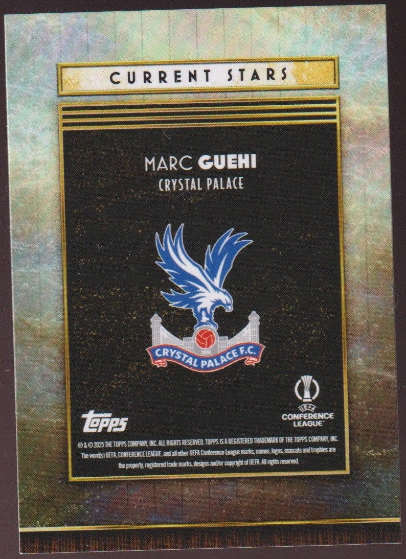 Topps Current Stars 2024-25 Marco Guehi Crystal Palace Parallel Rare – Bild 2