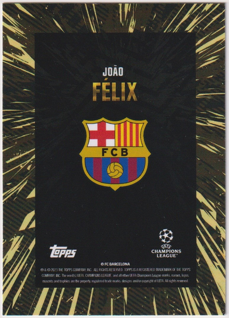 Topps X 2022-23 João Félix FC Barcelona UEFA Champions League Parallel – Bild 2