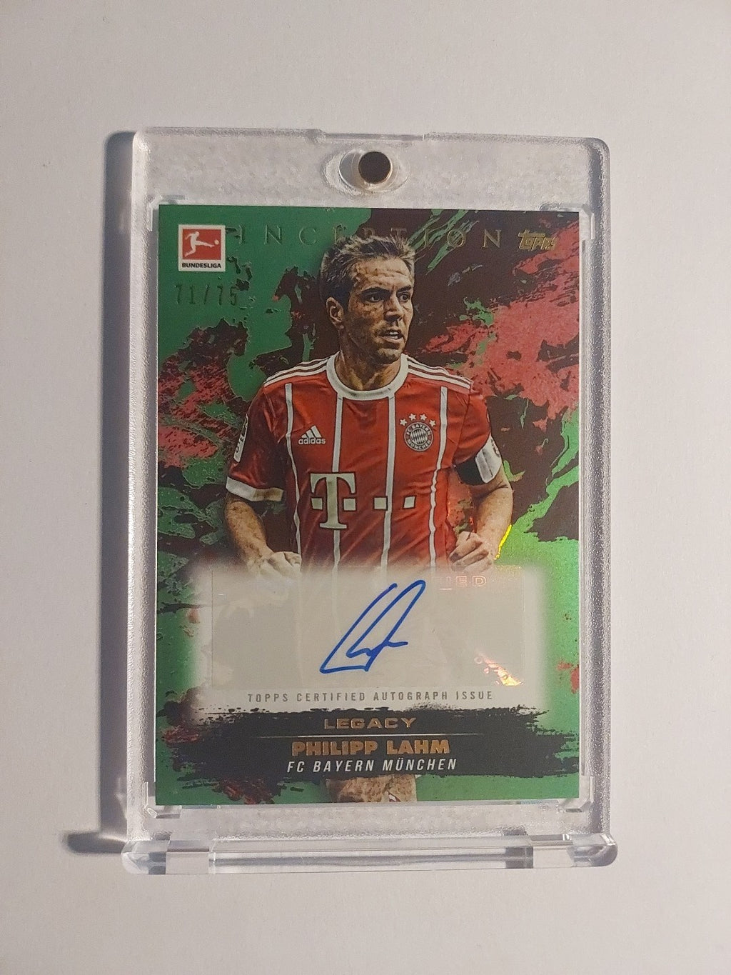 Topps Fußball Lot 20 Karten + 1 Garantierte Numbered oder Relic oder Autogramm – Bild 2