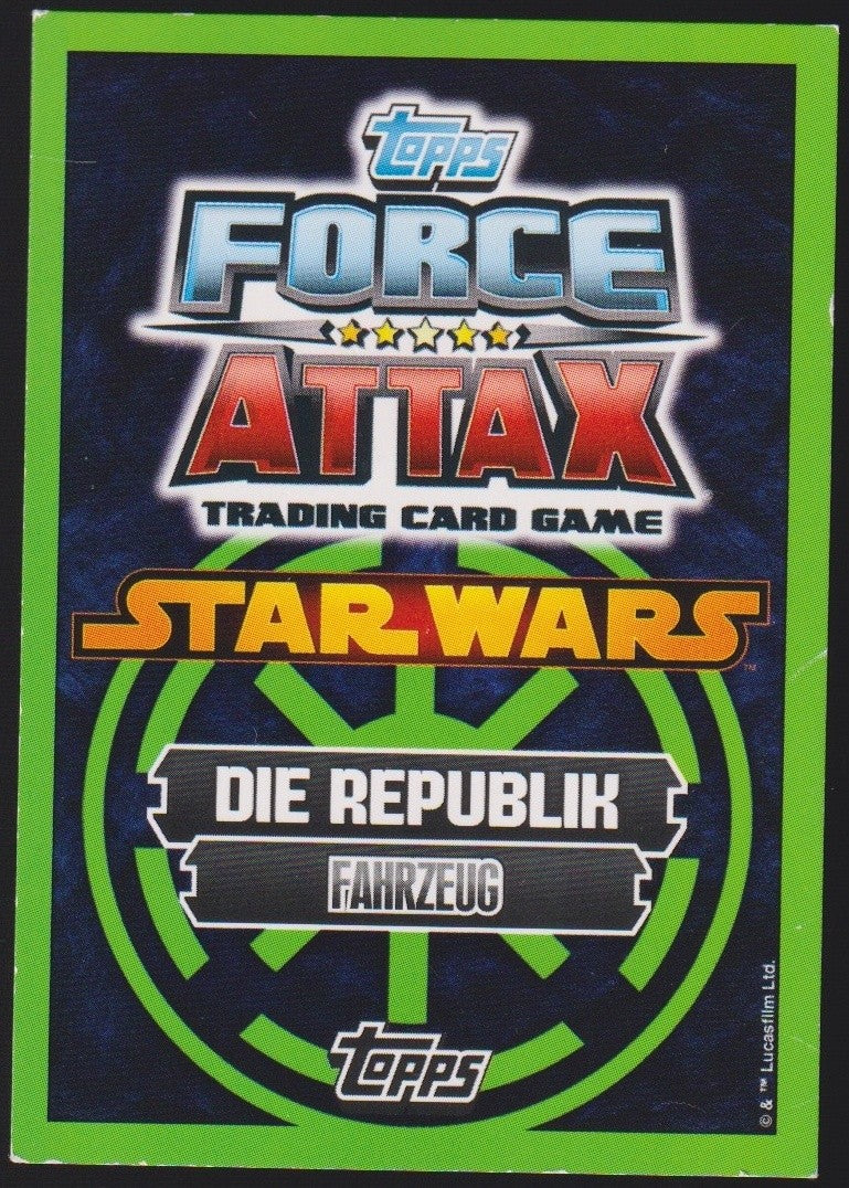 Topps Star Wars 2011 Ahsokas Jedi Sternenjäger Republik TCG Rare #58 – Bild 2