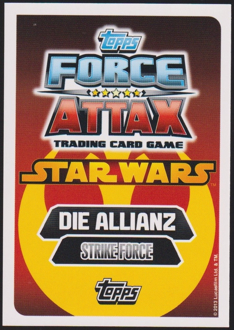 Topps Star Wars 2013 Leia Skywalker Allianz (Movie) Full Art TCG Rare #162 – Bild 2