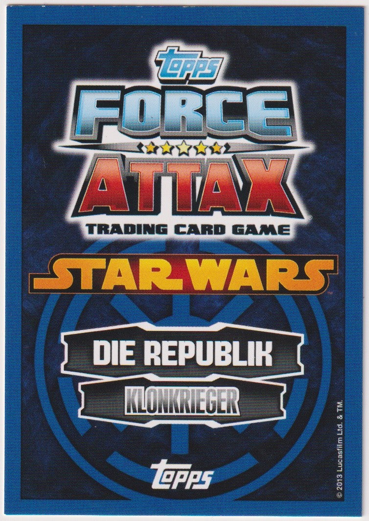 Topps Star Wars 2013 Klonsoldate Phase 1 REPUBLIK TCG Rare #53 – Bild 2