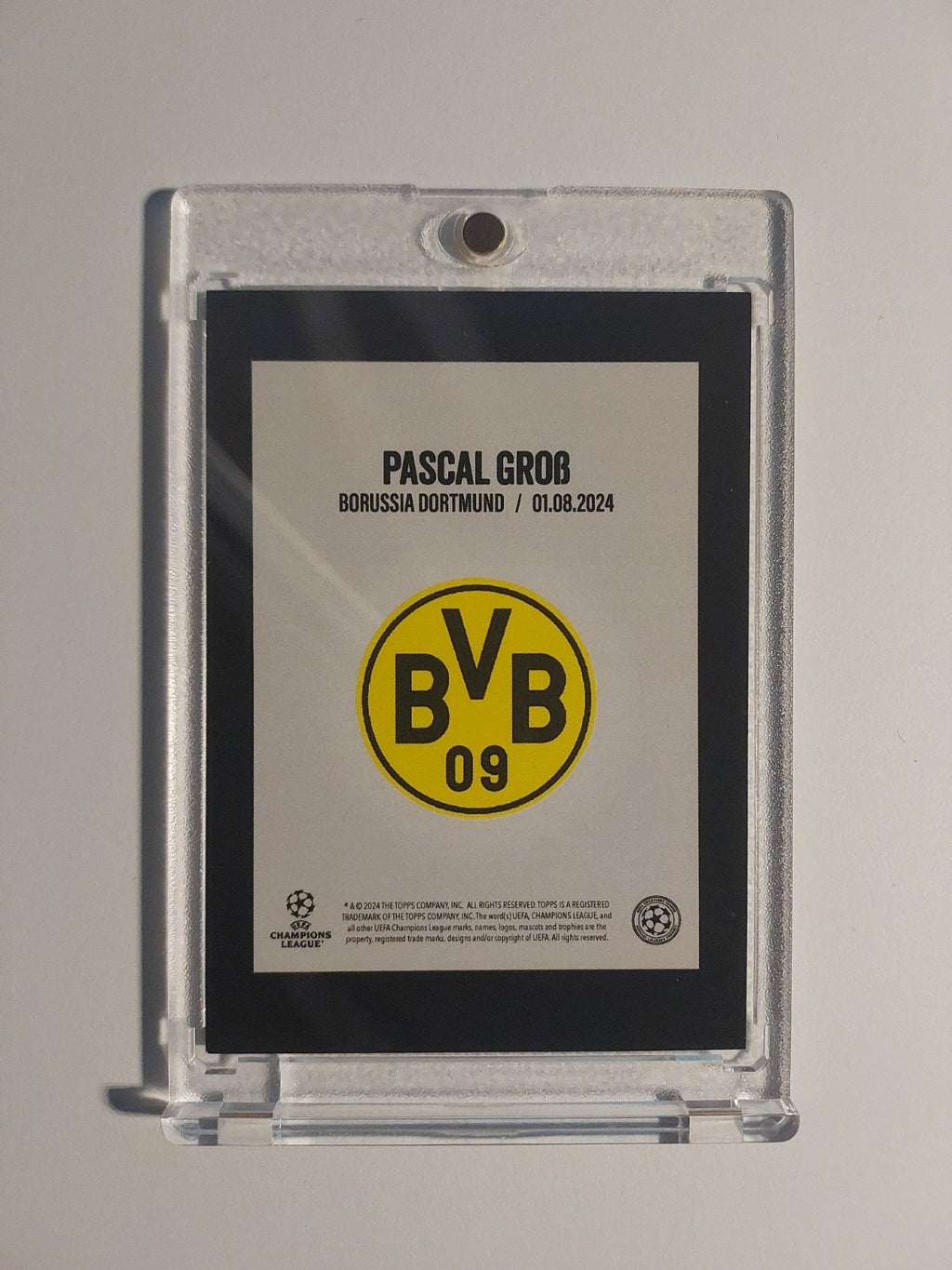 Topps Here We Go 2024-25 Pascal Groß Borussia Dortmund Parallel 35/75 Refractor – Bild 2
