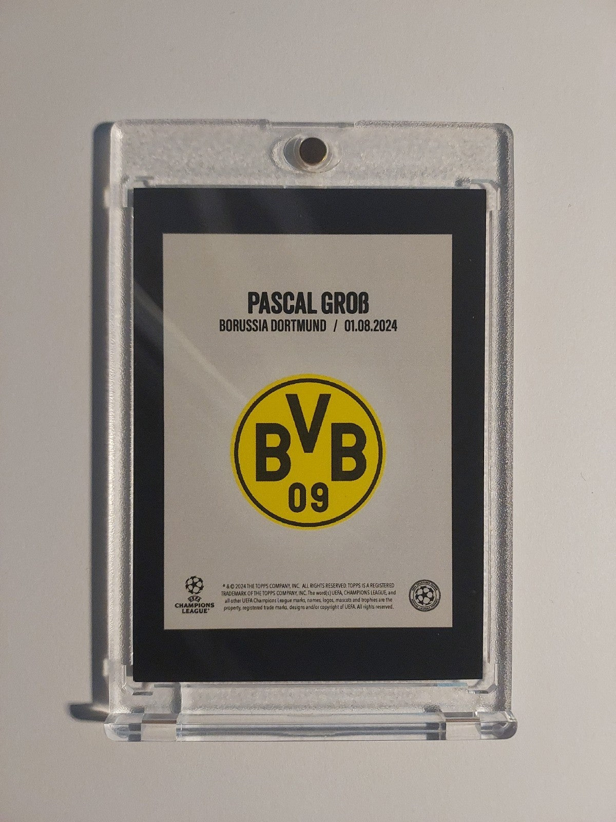 Topps Here We Go 2024-25 Pascal Groß Borussia Dortmund Parallel 35/75 Refractor – Bild 2
