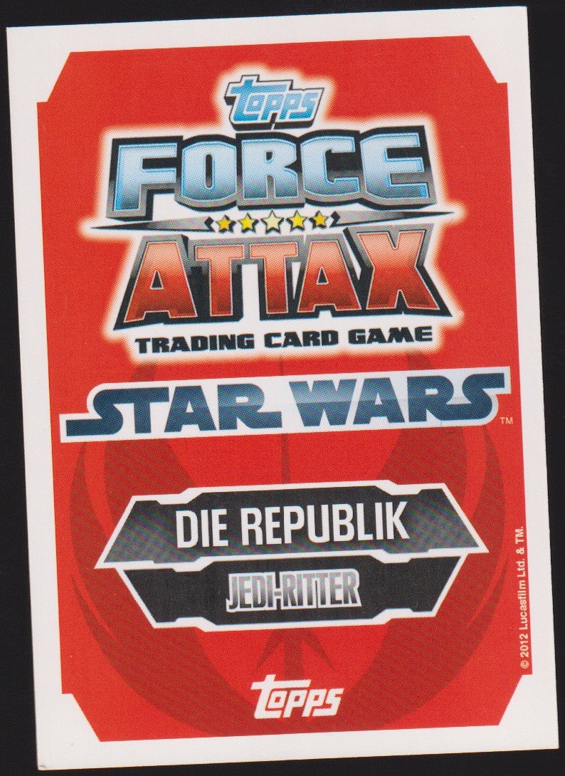 Topps Star Wars 2012 Quinlan Vos Republik Jedi-Ritter TCG Rare – Bild 2