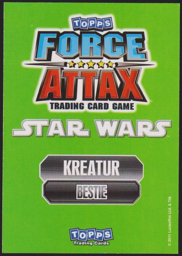 Topps Star Wars 2011 Rancor Bestie / Monster Jabba der Hutt TCG Rare #53 – Bild 2