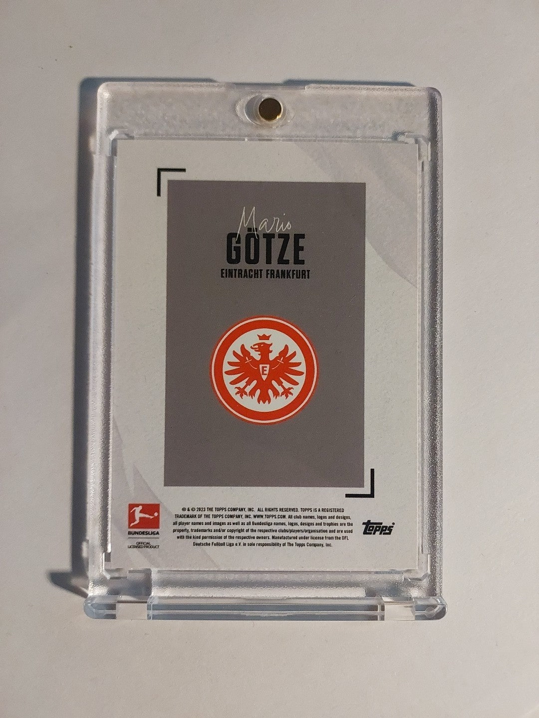 Topps Bundesliga 2022-23 Mario Götze Frankfurt Parallel Insert Ultra Rare Hit – Bild 2
