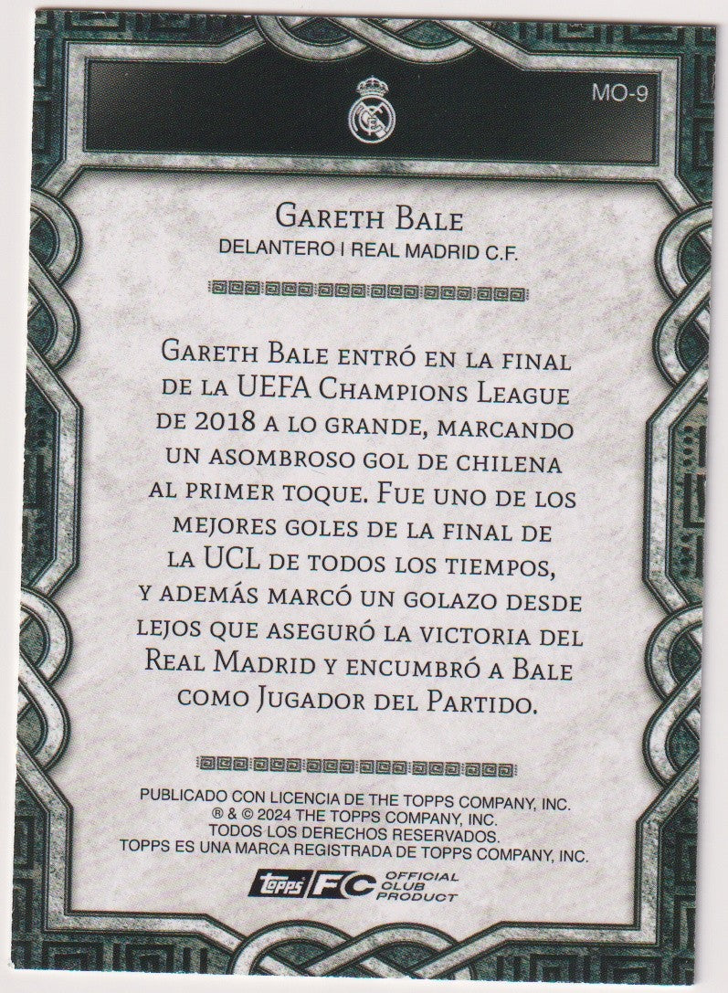 Topps Official Club Product 2024-25 Gareth Bale Real Madrid C.F. Parallel Rare – Bild 2